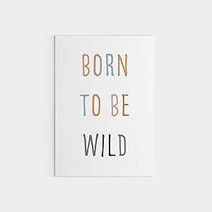 Born to be wild paper mockup