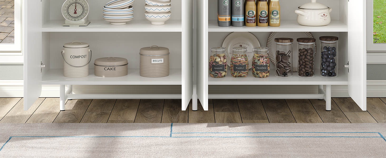 Buffet with Storage Accent Sideboard Modern