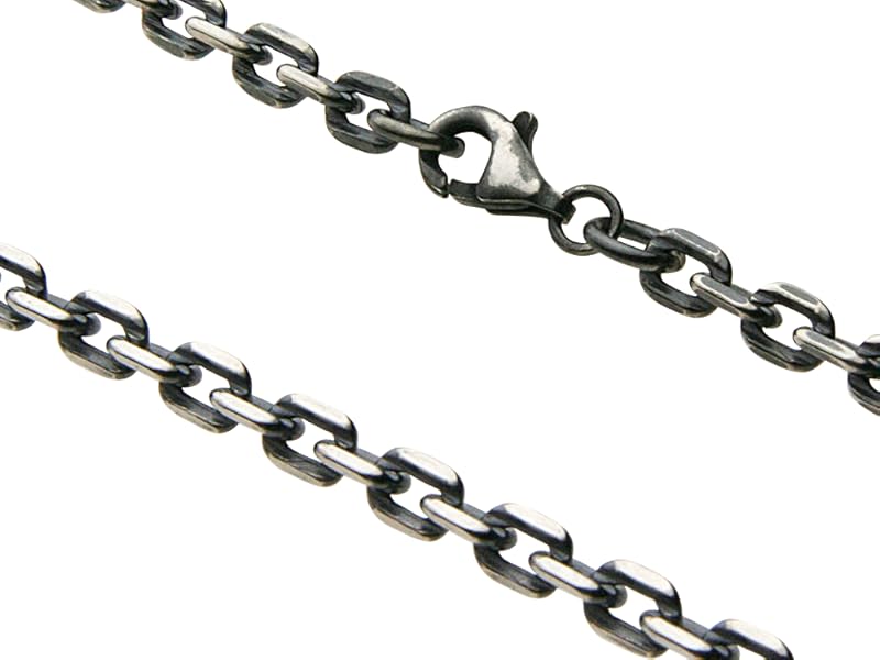 Amazon | [セノーテ] 幅4mm 4面 カット あずき シルバー