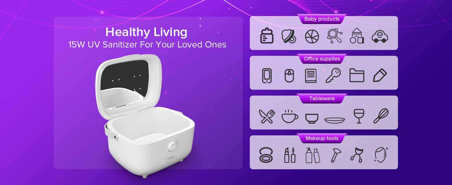 15W UV Light Sanitizer Box