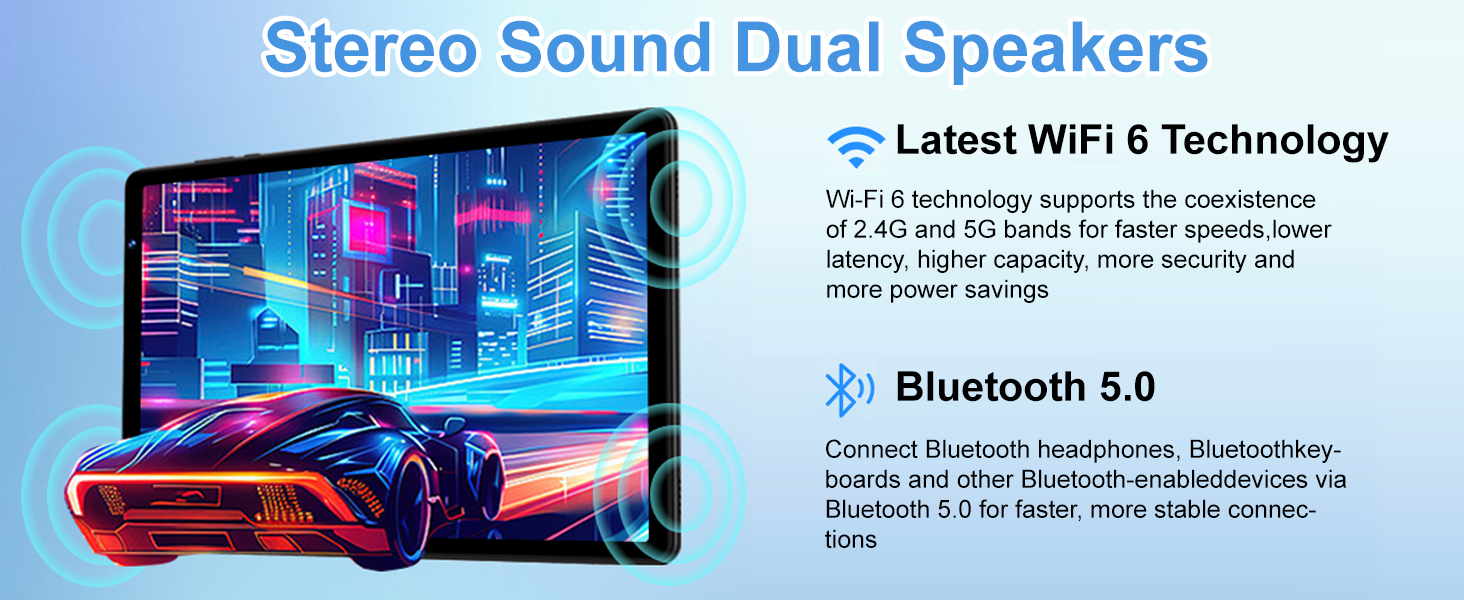 tablet with WIFI 6