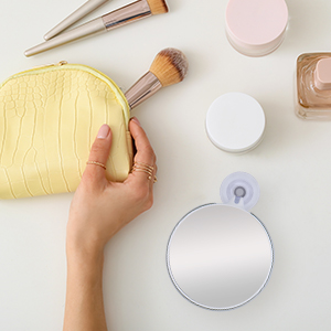 Zadro Dual-Sided Compact Spot Mirror 10X/5X Magnification