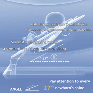 baby swing chair from birth/27 degrees of spinal protection