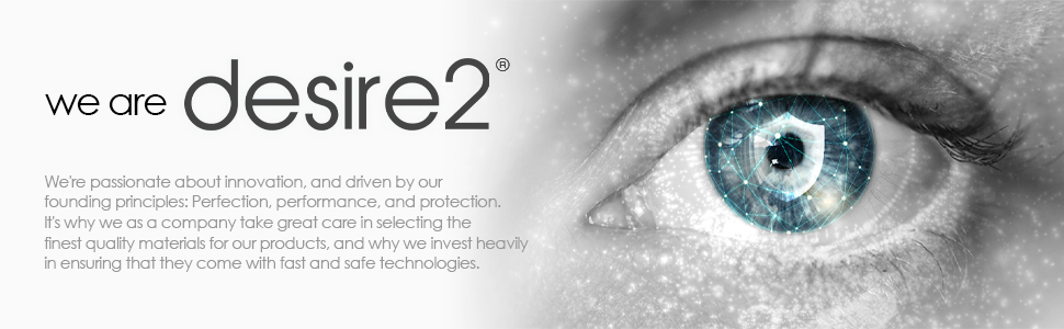 Desire2 logo and description of the company passion, vision, and values.