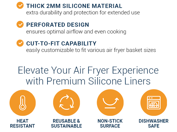 Silicone Air Fryer Liners
