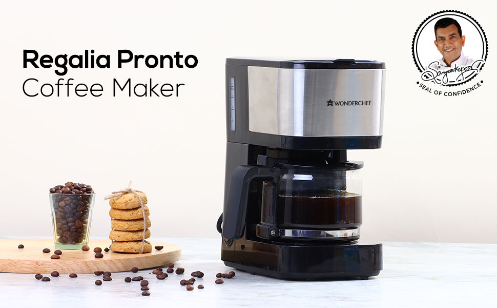 Buy Wonderchef Regalia Pronto Coffee Maker 600W Coffee Brewer Machine