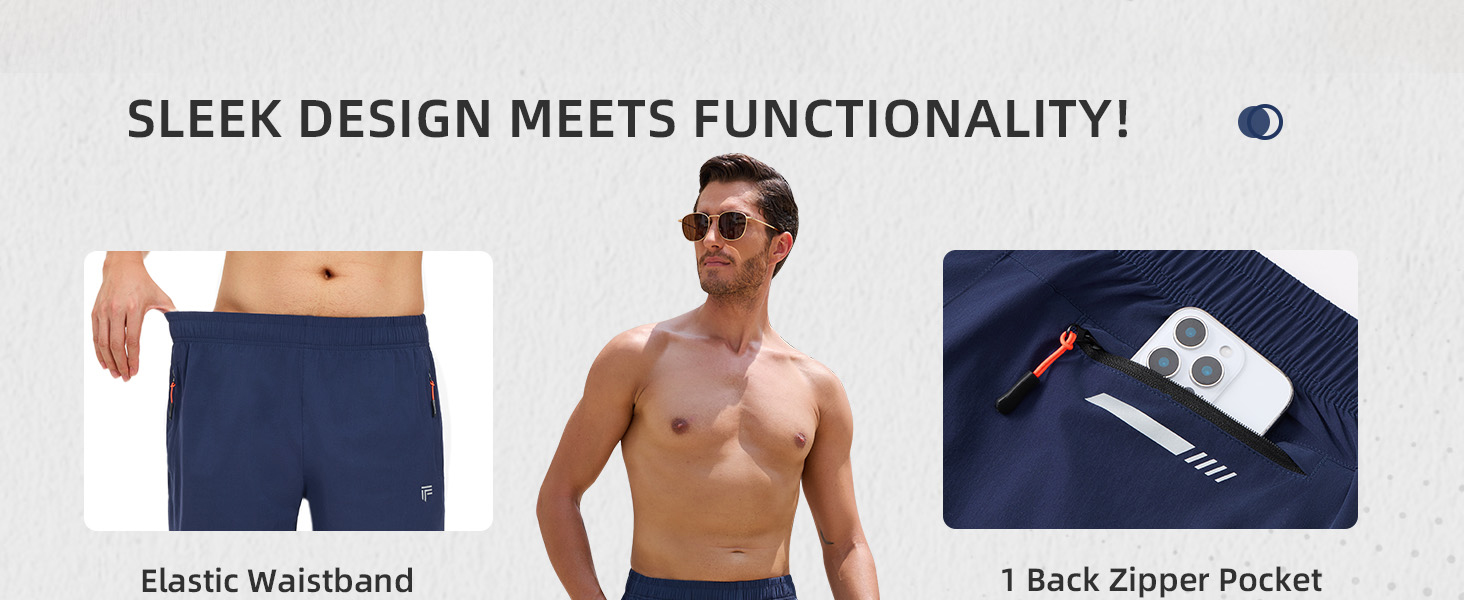 men's athletic shorts with drawstring