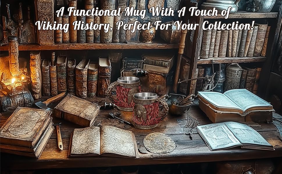 304 Stainless Steel Novelty Norse Mythology Viking Cup