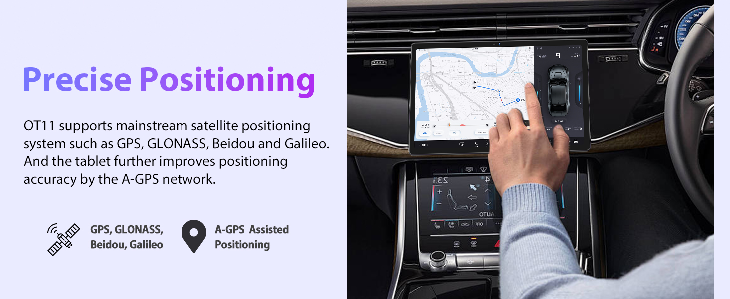 OUKITEL OT11 Tablet 11 Inch Android 14 Tablet, 16GB+128GB (TF 1TB), 8000mAh Battery,Dual SIM 4G LTE