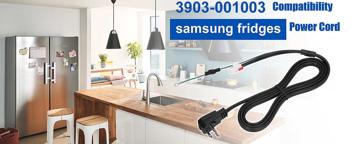 3903001003 3903000519 Refrigerator Power Cord for Samsung