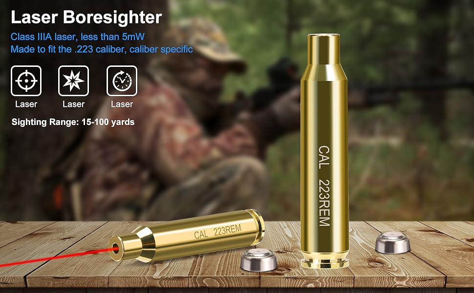 Zlatko Laser Boreslighter 223 5.56mm Laser Bore Sight Red