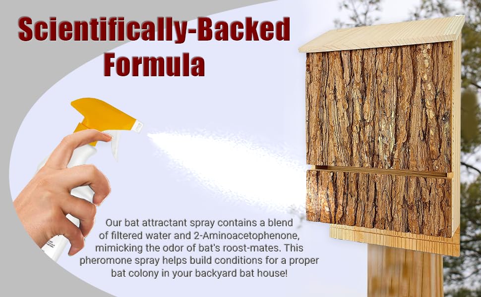 Bats Amore Bat Attractant for Bat Houses, AllNatural Bat