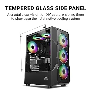 tempered glass side panel