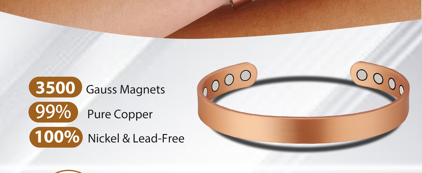 copper bracelets for women