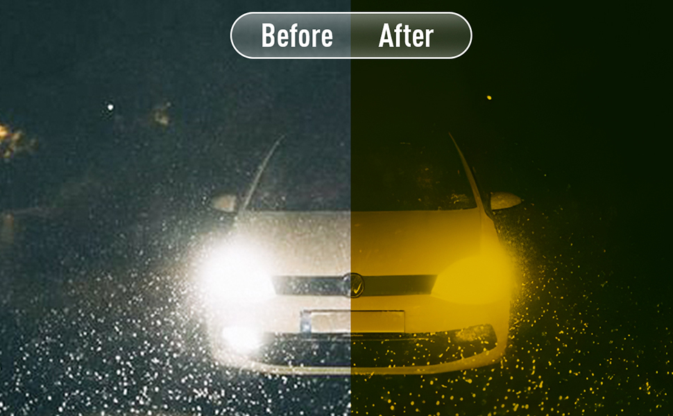 Musivon Polarized Night Driving Glasses for Men Women Anti Glare