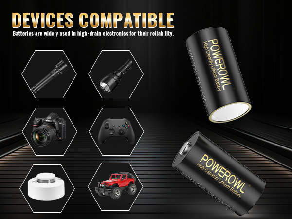 CR123A lithium battery for wide application