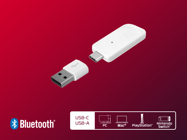Multi-device support via USB-C, USB-A &amp; Bluetooth