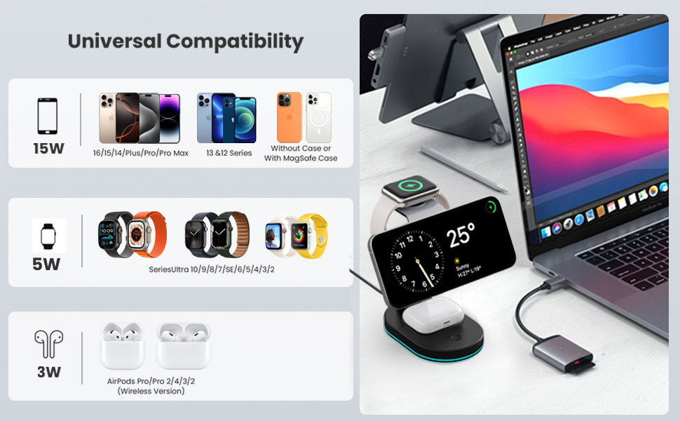 Qi2-Certified Wireless Charger for iPhone 16