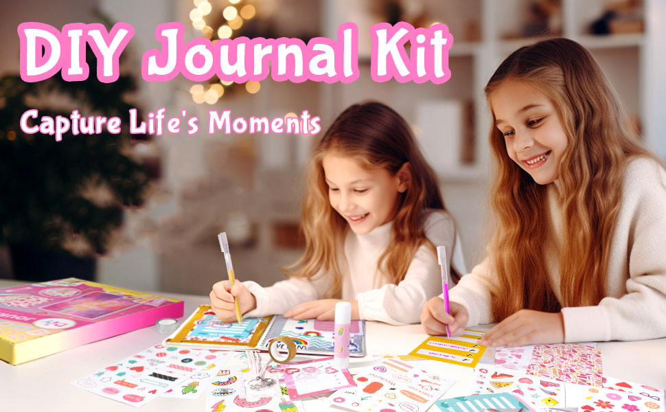 DIY Journal Kit for Girls, Journaling Kit for Tween Teen Girls