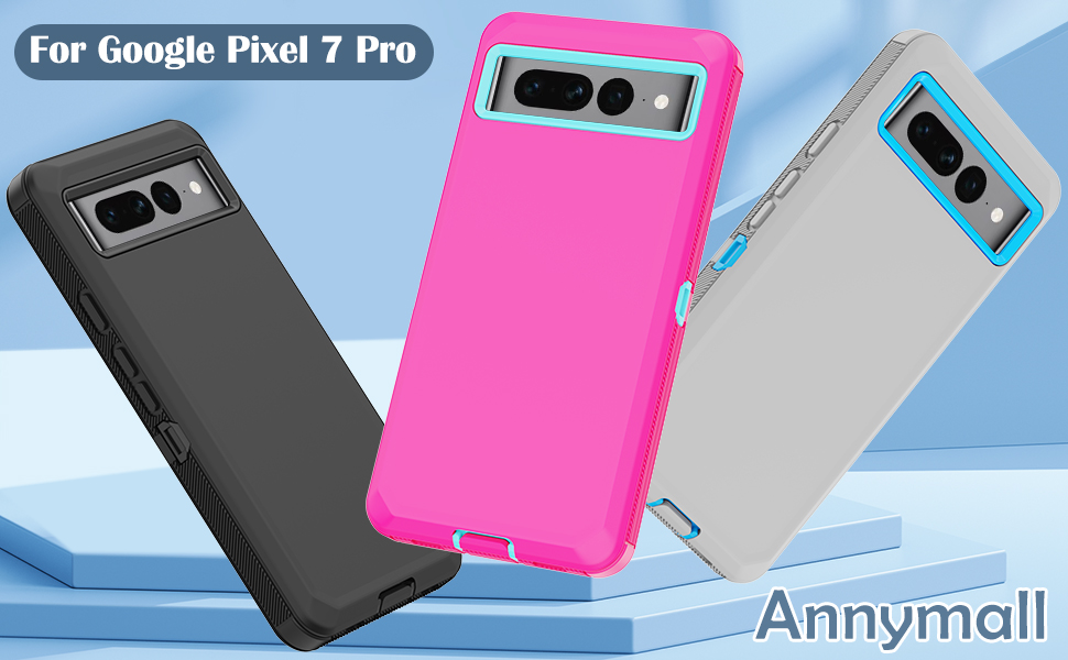 Annymall for Google Pixel 7 Pro Case with 2 Screen