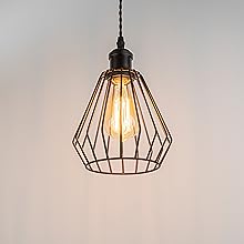 Venus 交換用 ランプシェード ライトパーツ 鉄 北欧 照明ガード 鳥かご 鍛鉄 産業風 笠 バー カフェ ペンダントライト用 シェードのみ 電気の笠 ポストモダン ヴィンテージ錬鉄 DIY