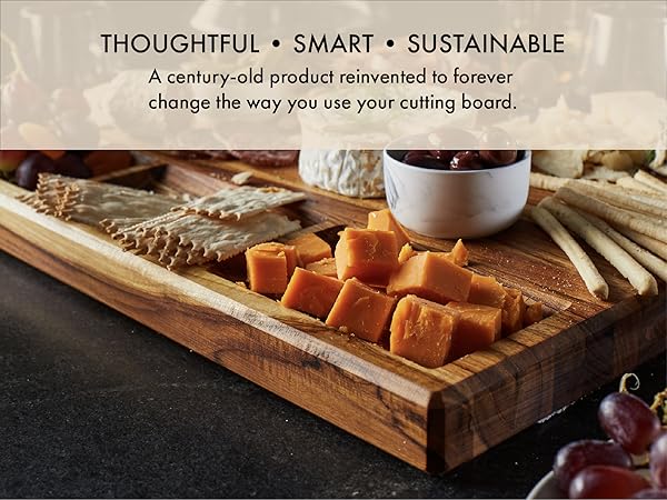 Thoughtful, smart, sustainable, cutting boards.