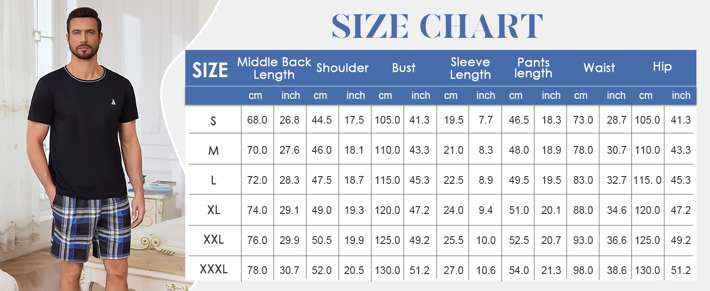 schlafanzug herren kurz schlafanzug karomuster