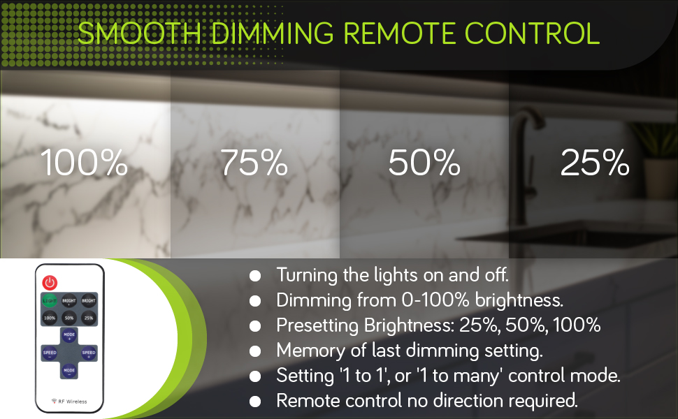 dimmable under cabinet led puck lights kit remote control display accent counter