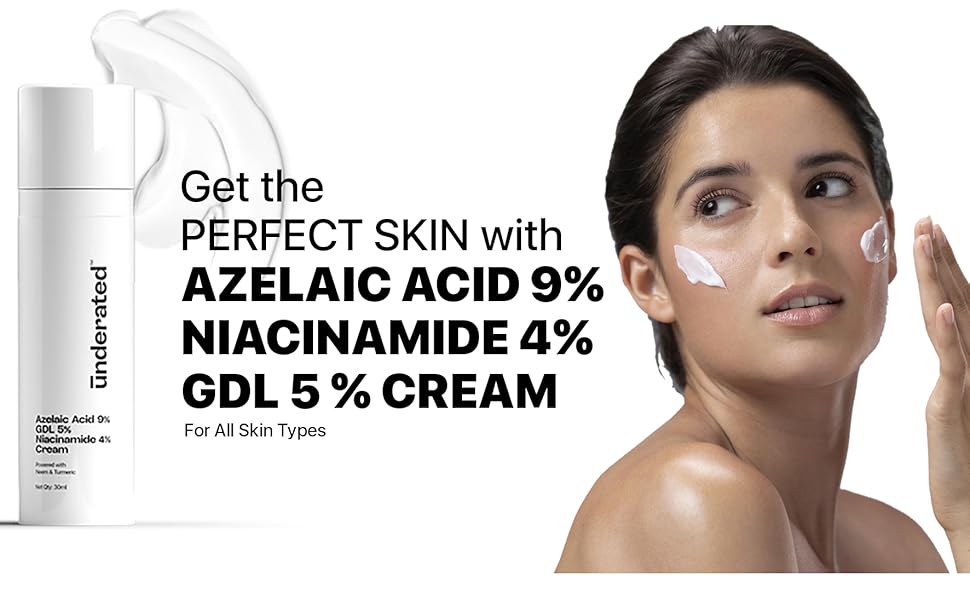 Azelaic Acid 9 GDL 5 Niacinamide 4 Cream Powered with Neem and