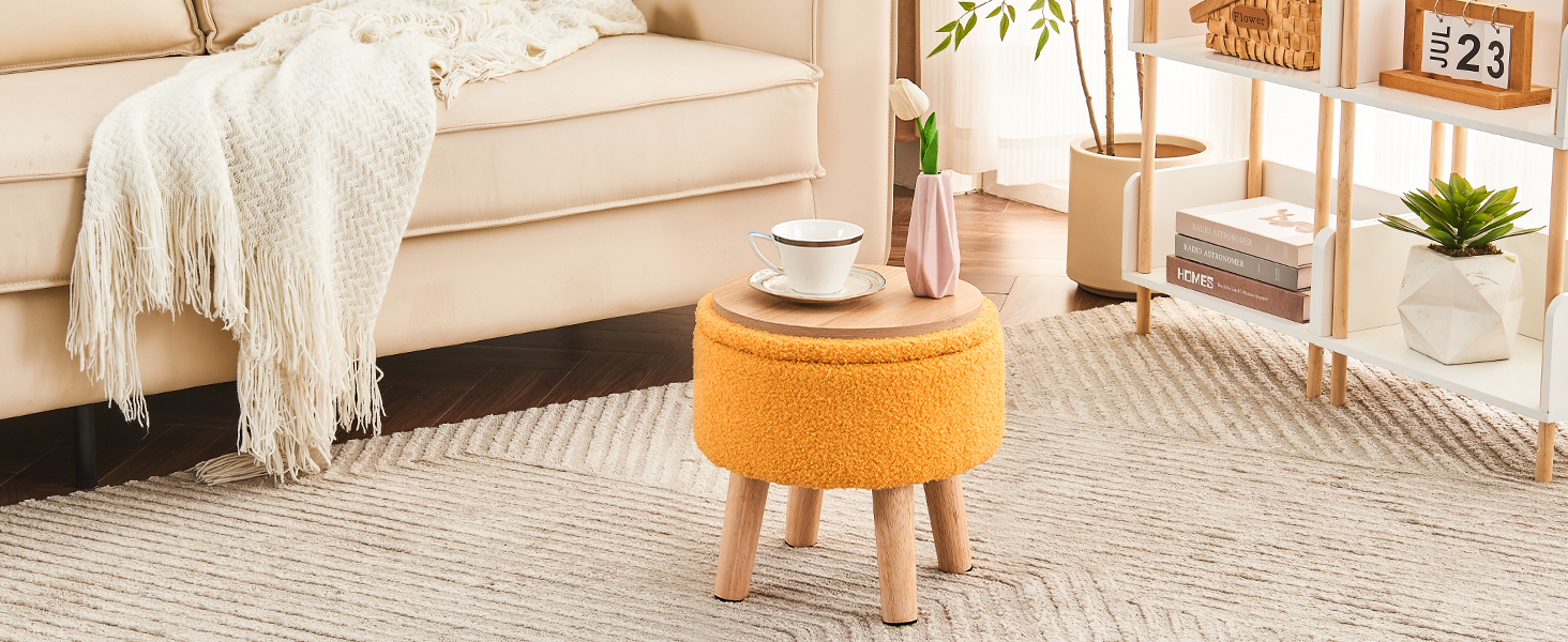 Sherpa Small Storage Ottoman