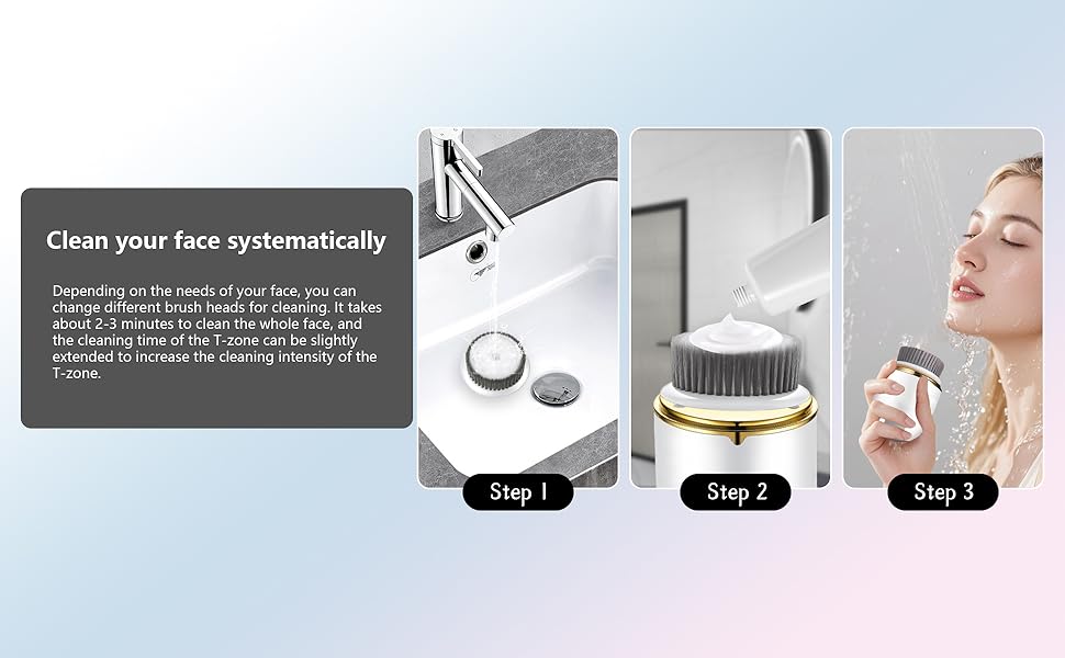 Electric facial brush