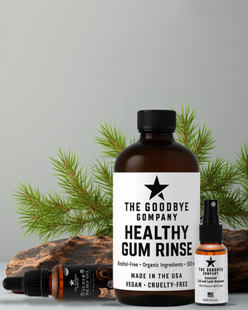 the goodbye company, goodbye company castor oil, goodbye gum disease