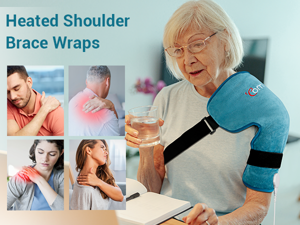 heated shoulder brace wraps
