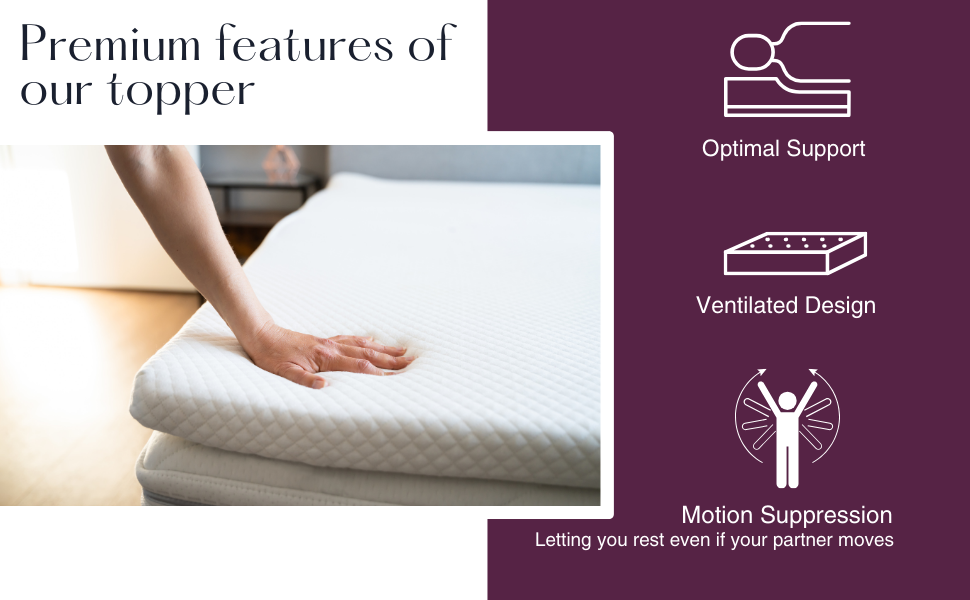 Dormir True Green Premium 100 Natural Organic Latex Mattress Topper (3