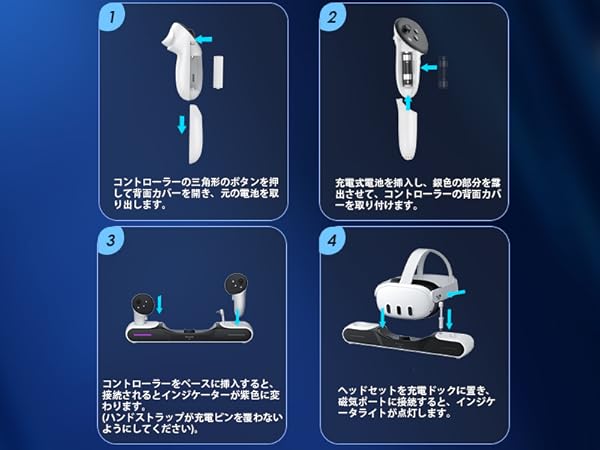 ★限定1個★Maecker メタクエスト3S用メッカー充電ドック Amazon.co.jp: Maecker メタクエスト3/3S用メッカー充電ドック