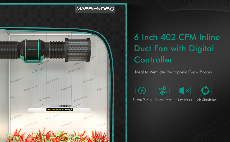 6 inch inline fan