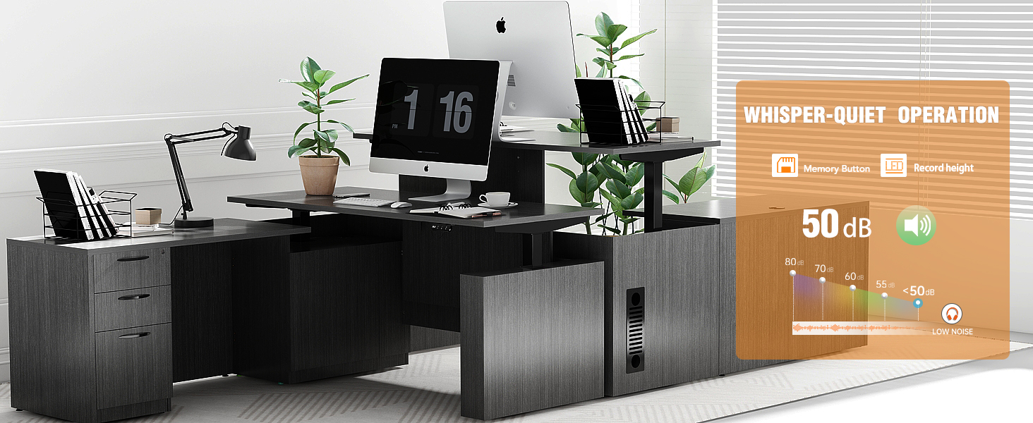 L-Shaped Executive Desk