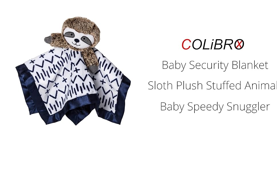 Amazon.com: COLIBROX Cloud Island SLOTH Baby Security Blanket : Baby