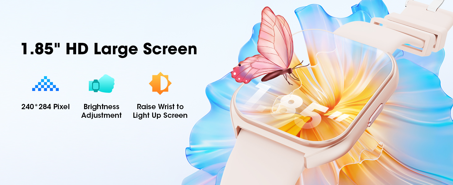 1.85-inch HD large screen
