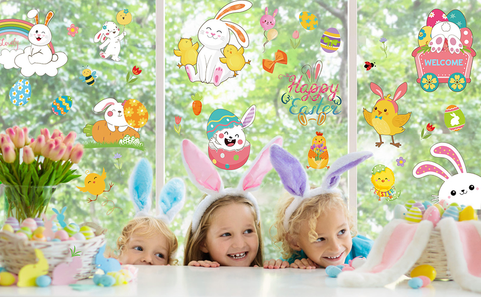 Easter Window Clings