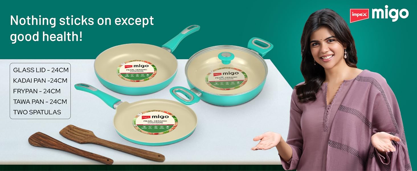 CERAMIC COOKWARE SET