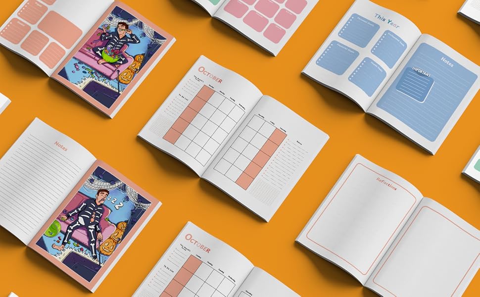 Visual of the inside of the planner