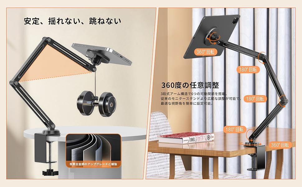 ShyangLiang タブレット スタンド ipad アーム