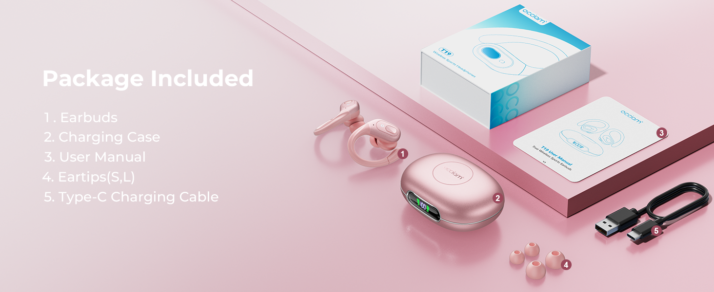 Wireless Earbuds Bluetooth Headphones Sport Ear Buds