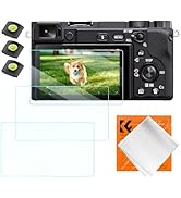 K&F Concept Screen Protector Compatible with Sony NEX 7, NEX 6, NEX 6L, NEX 5, NEX 3N, A6600, A61...
