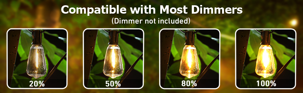 outdoor string lights waterproof