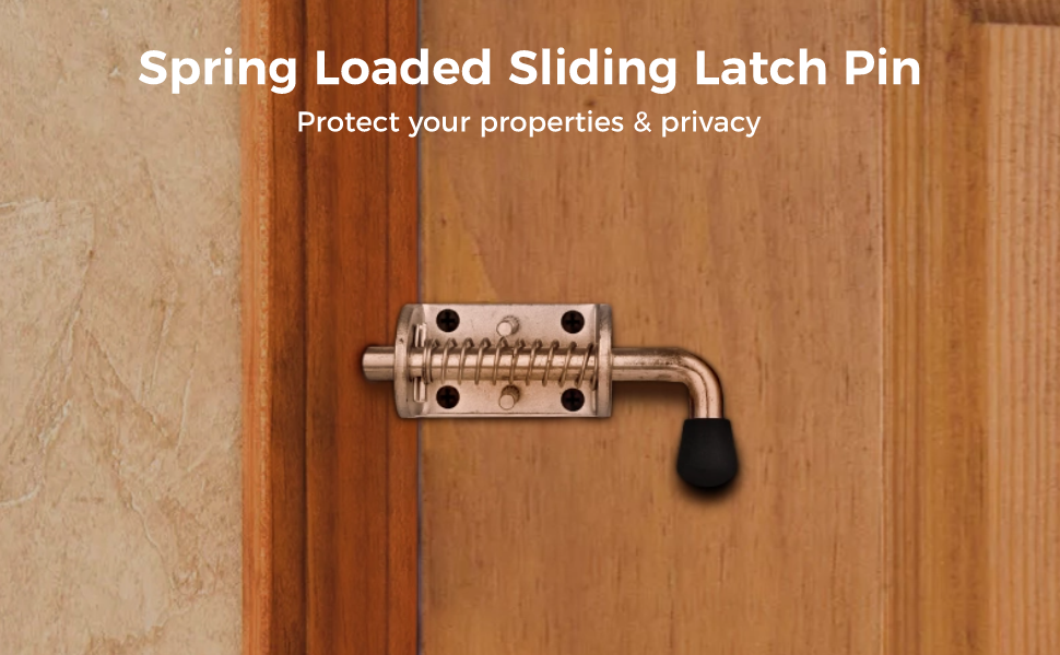 2 Packs 6 Inch Spring Loaded Latch Pins, HeavyDuty