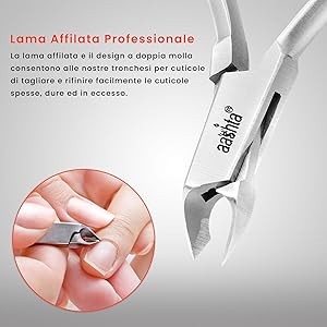 Aashta Professionelle Nagelhautzange