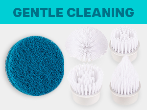 klever Light Duty Pads & Soft Bristle Brushes