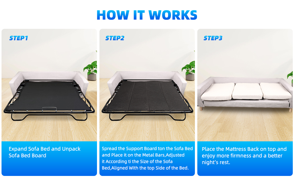 Imperius® Sleeper Sofa Bed Support Board,Sleeper Sofa